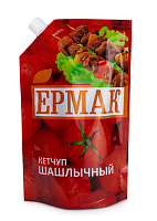 Кетчуп Ермак (томатный, остро-сладкий, шашлычный), дой-пак 340г